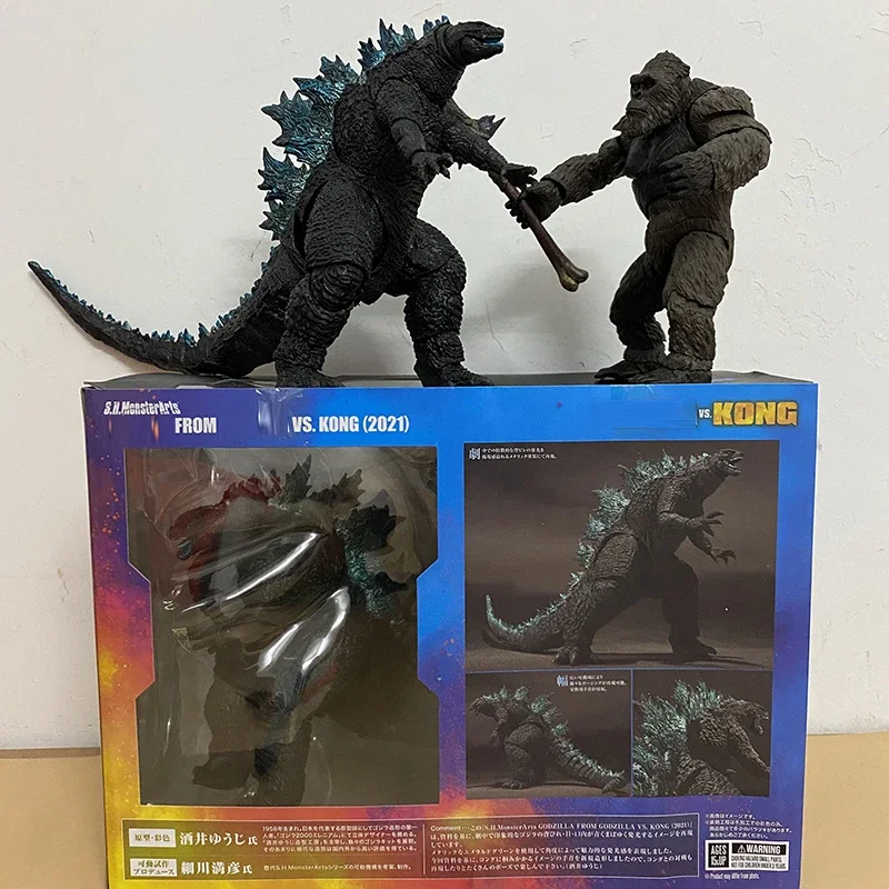 Shm kong de godzilla vs kong 2021 filme pvc figura de ação kaiju