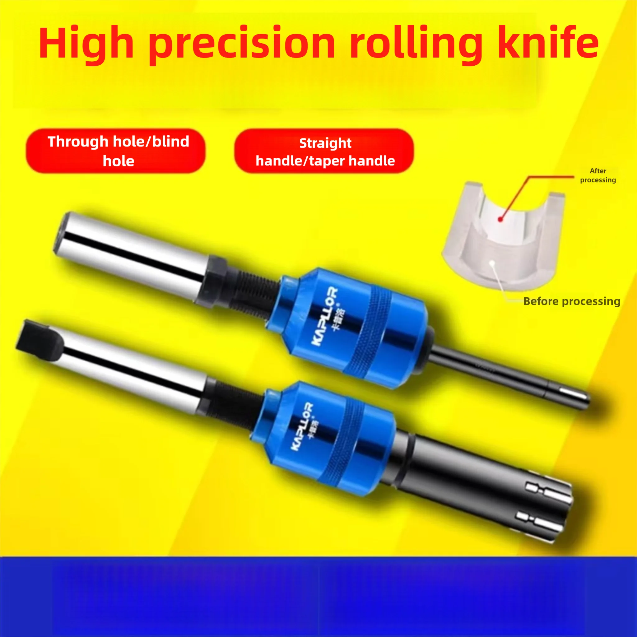 

8-30mm Mirror Finish Roller Burnishing Tool For Mirror Finishing Blind/Through Holes in CNC Machined Bearings