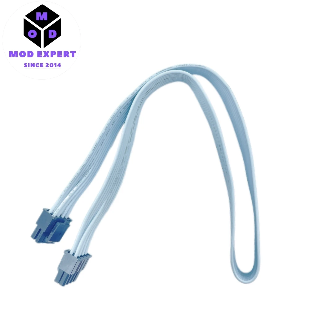 White CPU Power Supply Cable EPS/ATX12V 8Pin to 4+4Pin for Corsair RM750 RM850 White Version Modular Power Supplies, 18AWG 60 CM