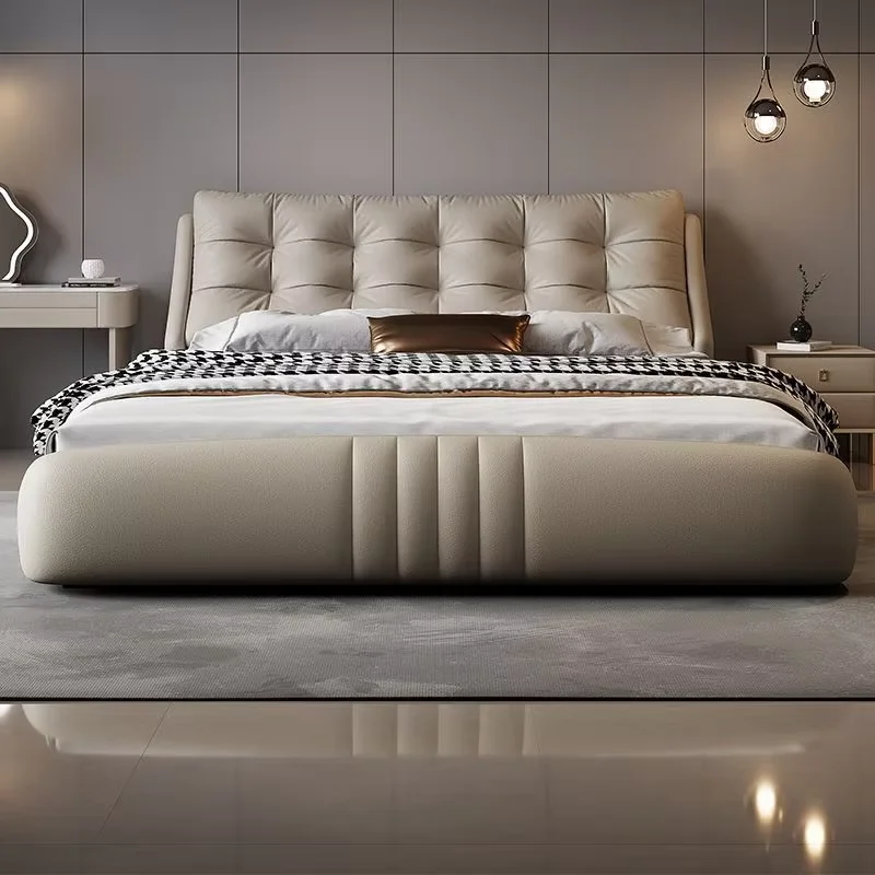 Unique Luxury Double Bed Drawers Frame Wood Pliable Luxury Double Beds Modern Space Saving Camas Matrimonial Bedroom Stuff