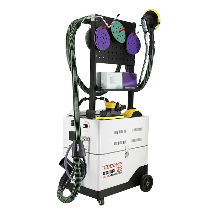 

FUNISI F3 Dual Pneumatic Dust Free Dry Sanding Machine Car Body Dust-free Grinding Machine Volume