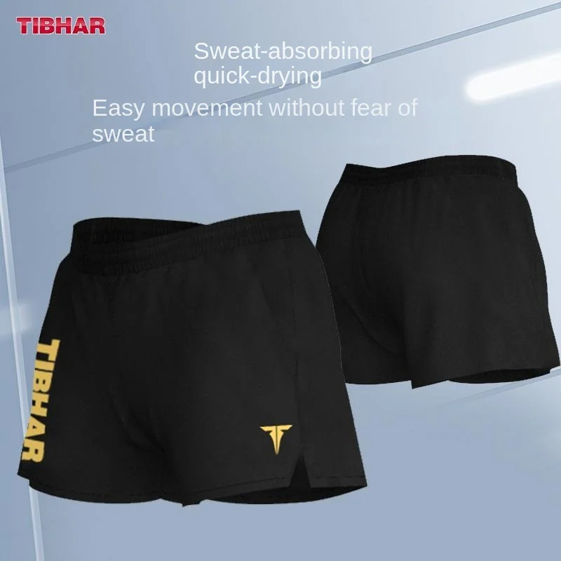 TIBHAR – short de Tennis de Table pour hommes et femmes, pantalon de sport respirant à séchage rapide, pantalon de compétition anti-transpiration, été