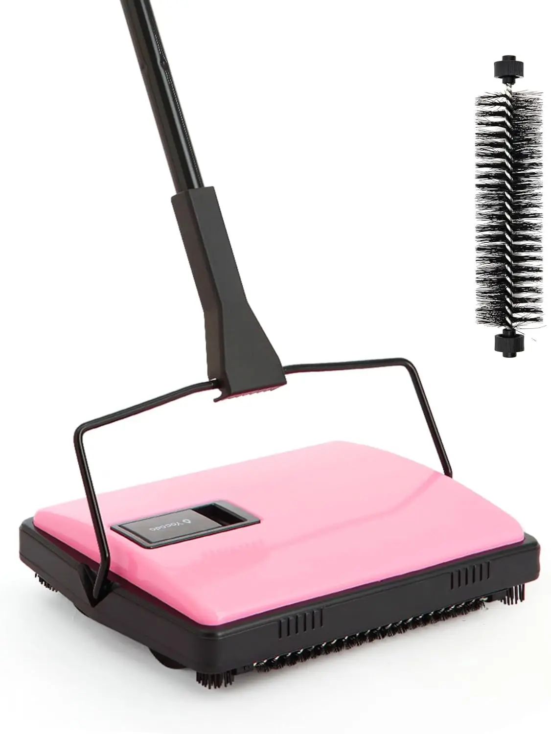 

Manual Carpet Sweeper Cleaner Household Sweeper with Extra Brush Lightweight Hand Push Non-Electric for Home Office Low&Undercoa