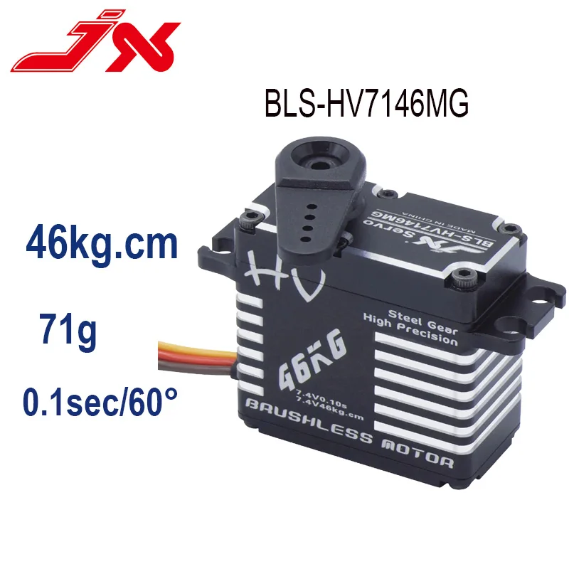 

JX Waterproof Servo BLS-HV7146MG CLS-HV7346MG 46KG Standard Full CNC Steel Gear Servo For RC Car Truck Crawler Helicopter Robo