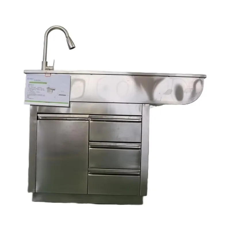 

Stainless Steel Reusable Wet & Dry Veterinary Surgical Instruments Table for Animal Hospital Use