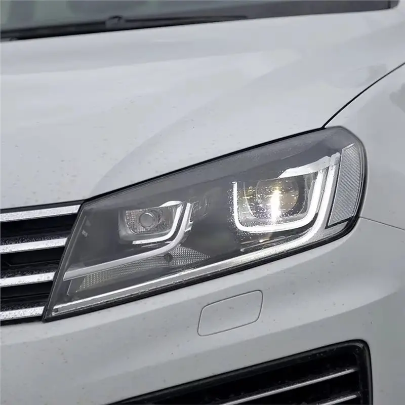 Transparent Headlight Lens Cover Front Headlamp Shell For Touareg 2016-2018 Car Lampshade Lamp Housing