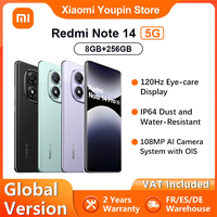 Global Version Xiaomi Redmi Note 14 5G Smartphone NFC MTK Dimensity 7025-Ultra 108MP Camera 5110mAh Battery 45W Turbo Charging