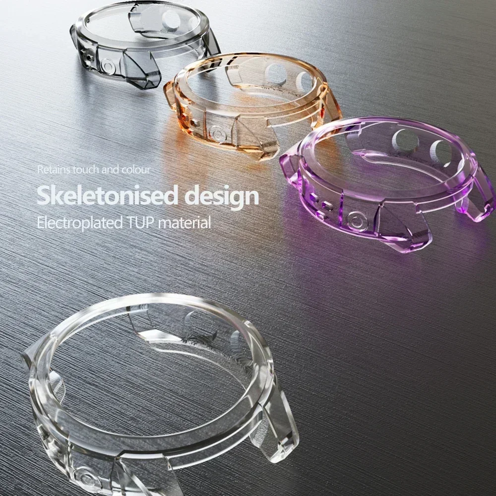 Custodia protettiva in TPU per Garmin Fenix 7 7S 7X Smart Watch Trasparente colorato Protezione morbida Epix Pro 51mm 47mm 42mm Cover Shell