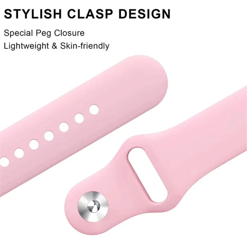 Official Style Silicone Band for Amazfit Bip 5 6 22mm Soft Comfortable Quick Release Sport Strap Men Women Breathable Durable