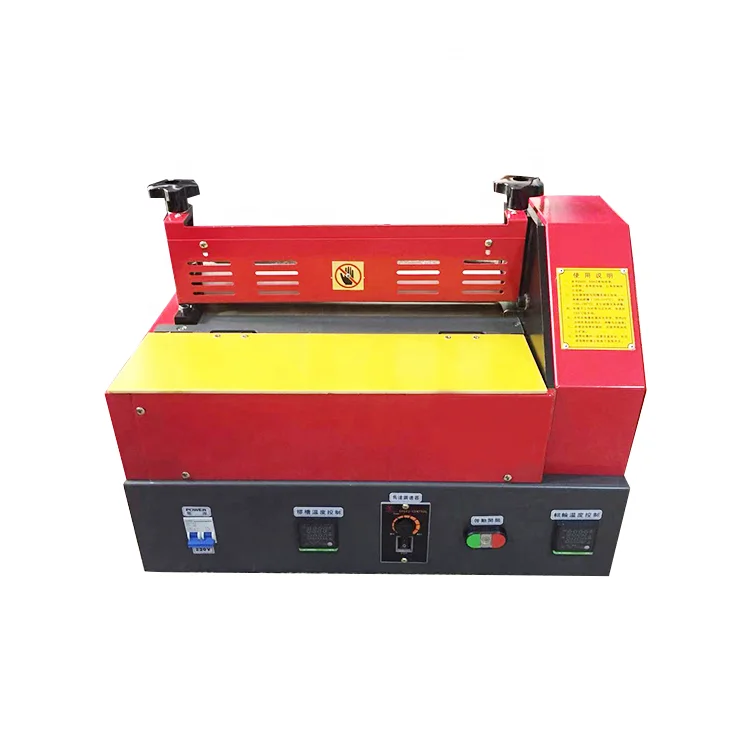 MG-881 Hot Melt Glue Roller Coater Coating Gluing Machine Paper/Sanitary Products/Box/EVA/Hot Melt Gluing Machine