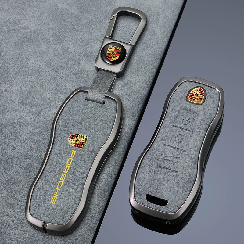 Car Key Case Cover Protector Shell For Porsche Panamera Carman Macan Bobst Cayenne 911 970 981 991 996 92A 2017 Auto Accessories