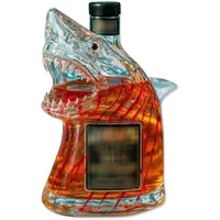 Jaws Whiskey Bottle Sherum Bruce The Shark Unique Transparent Engraved Animal Shape Glass for Mens Birthday Gift Ideas