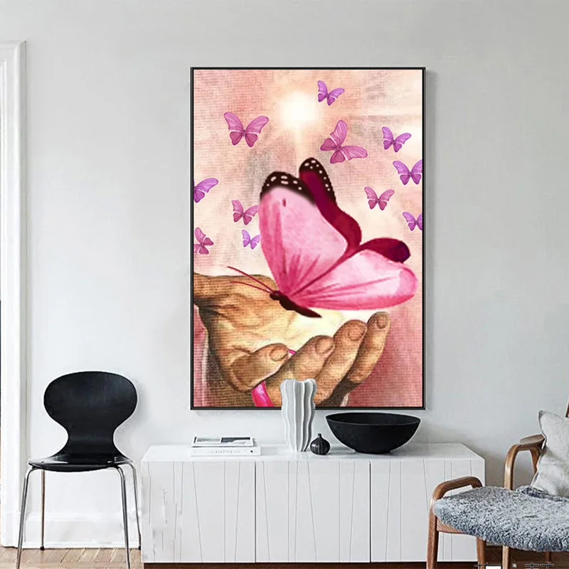 Breast Cancer Awareness Creative Canvas Posters and Printed Pictures for Bedroom Home and Living Hall Decoration No Frame