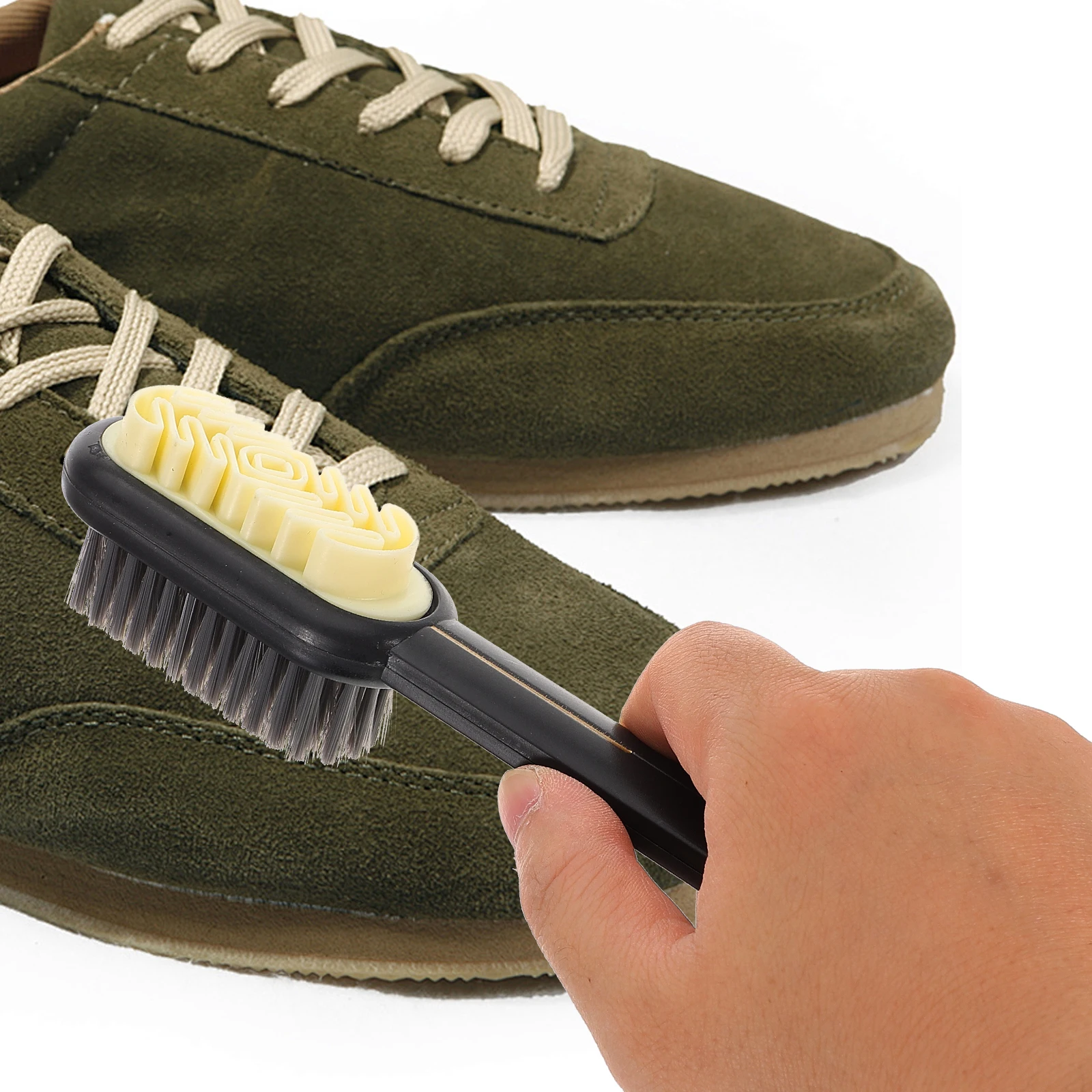 

Soft Rubber Shoe Brush Clothes Washing Scrub Cleaning Frosted Abs Laundry Stains Portable Household Bathroom Cleaner Tool