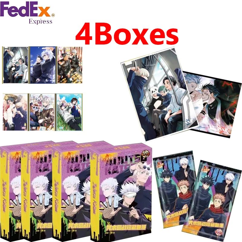 Jujutsu Kaisen Segunda Edição Cartões Colecionáveis, Coleção Color Paper, CCG Rare Card, Booster Box, Hobby Game Cards, Colo, Mais novo