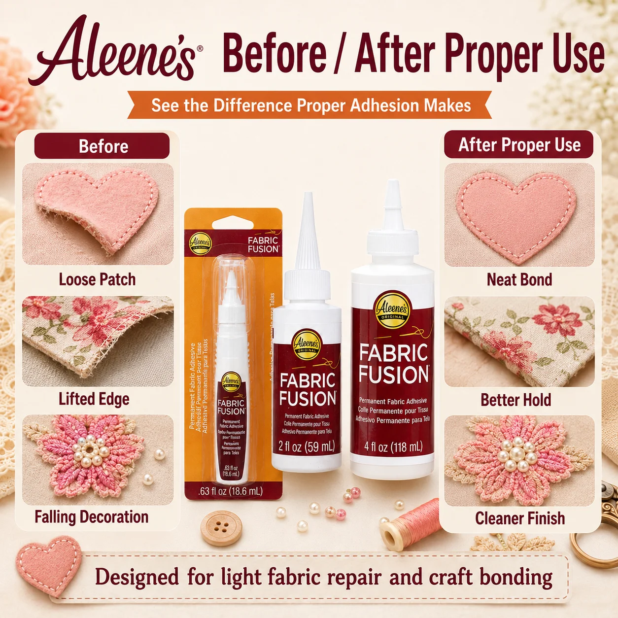 Aleene's Fabric Fusion Klej do – Fabric Glue Bond recenzja i cena