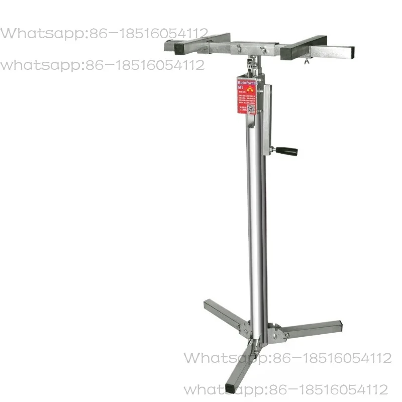 Electric Dual-purpose Stainless Steel 100KG Load-bearing Lifting Platform 2.5M Wall Cabinet Mounting Bracket Hand Cranked