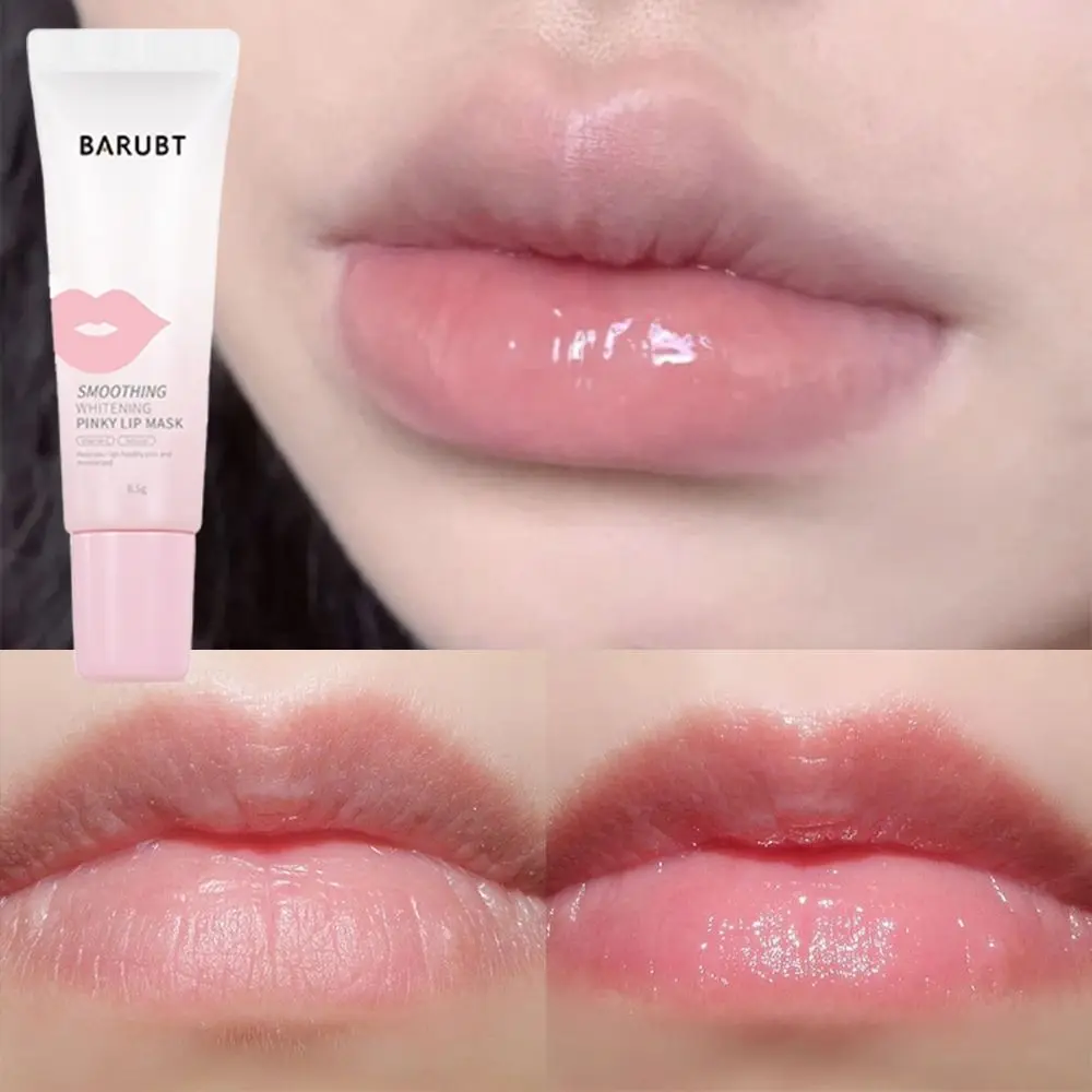 Beauty Dead Skin Removal Pink Lipstick Lighten Lip Lines Melanin Bleaching Lip Balm Whitening Nourishing Essence