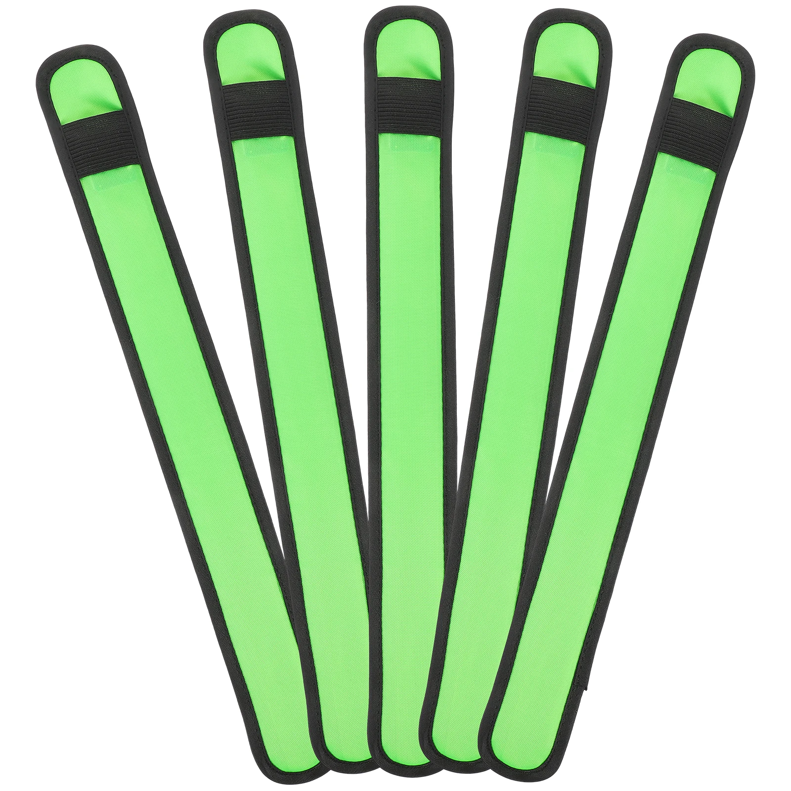 

5pcs Luminous Armband Wrist Bands Sport Walking Slap Adjustable Glow Bracelets Safety Led Visibility Ankle Straps Night Running