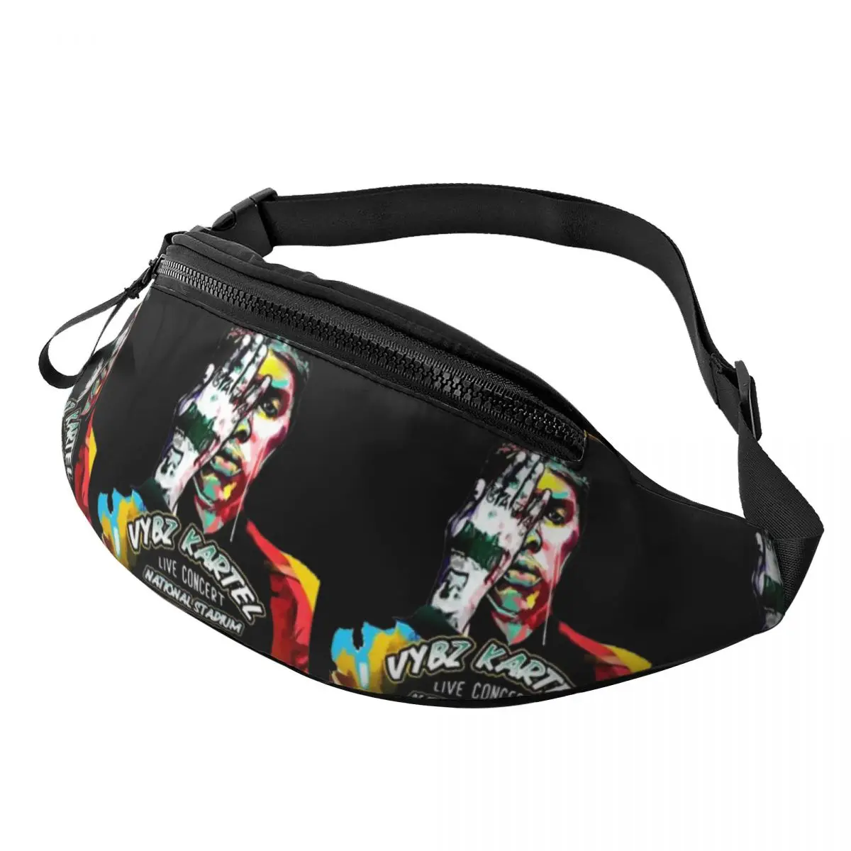 

A Di Teecha Aka Vybz Kartel Aka World Boss Waist Bag for Women Men Crossbody Fanny Pack Running Phone Money Pouch