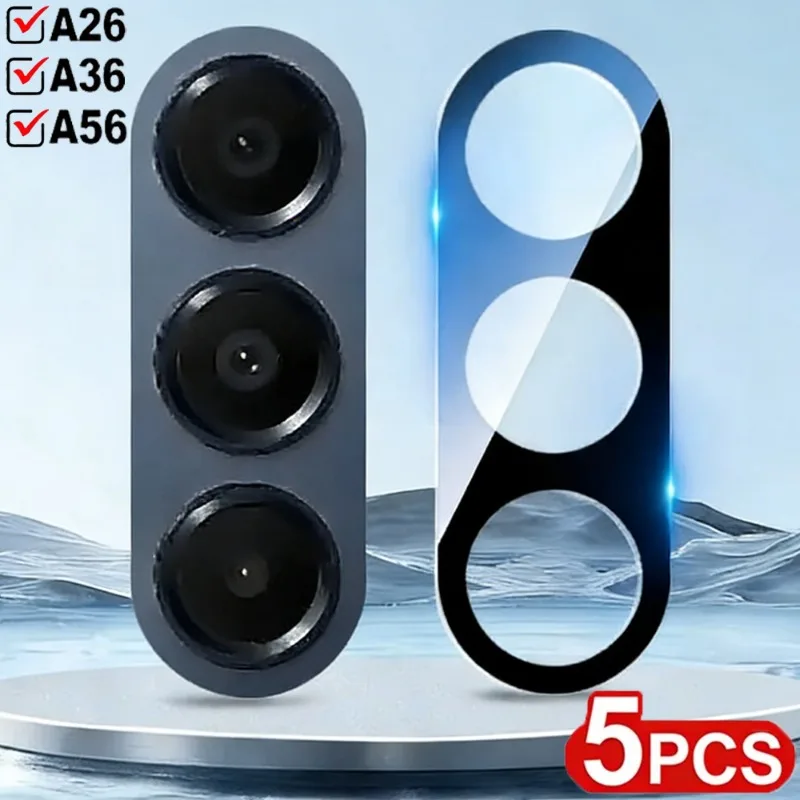 

Защитные пленки 9H для камеры Samsung Galaxy A26 A36 A56, закаленное стекло для задней линзы, защитная пленка для Galaxy A26 A36 A56