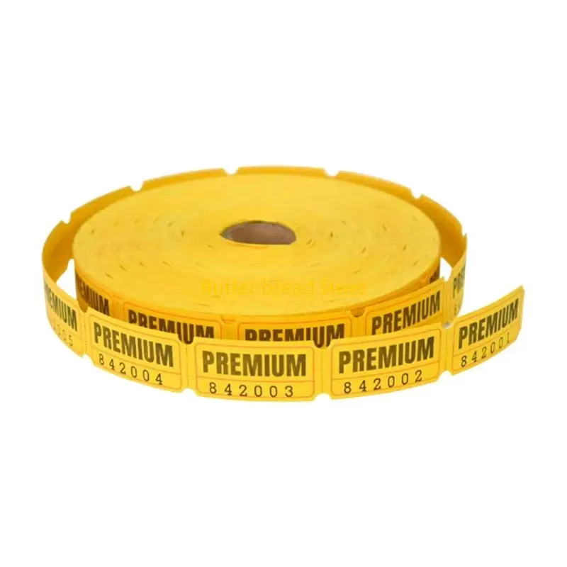 W89C Lottery Tickets Roll Tokens Rolls Double Coated Paper For Clear Graphics And Quick Distribution At Commercial Activity
