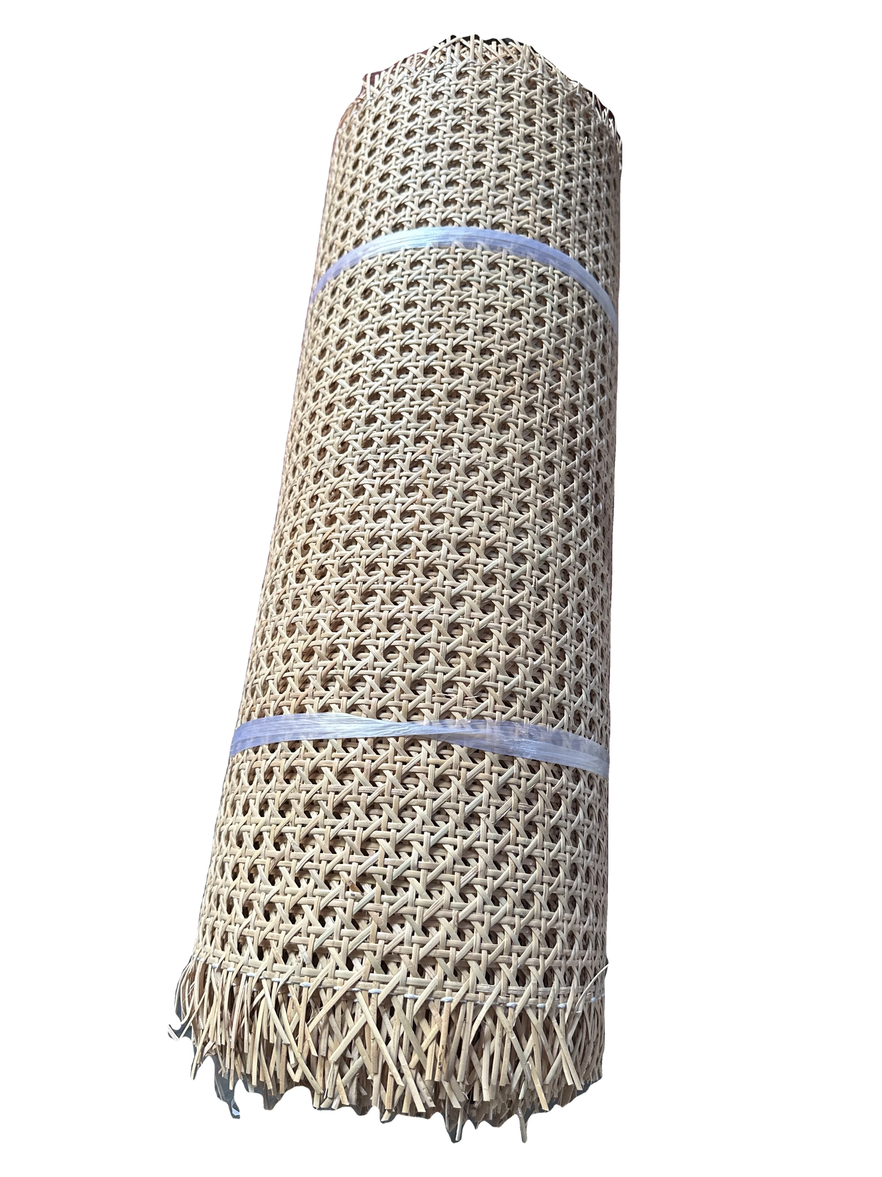 Real Rattan Eyelet Octagonal Hexagonal Natural Hand-Woven Furniture Eye Net Made