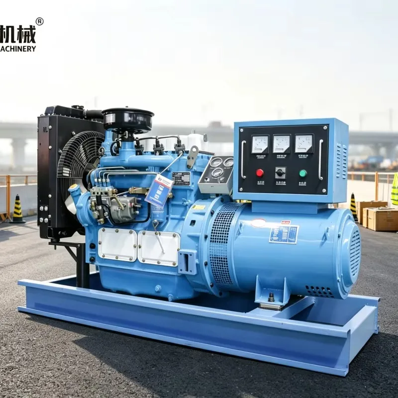 Air Cooled Diesel Generator Set 150kW 187.5kVA Genset Soundproof Water Cooled Unit for Construction Site Power Supply Use