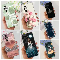 Case For Huawei Honor 200 Cartoon Dinosaur Flower Soft Silicone TPU Cover For Honor 200 Pro Honor 200 Lite 5G Phone Case Fundas