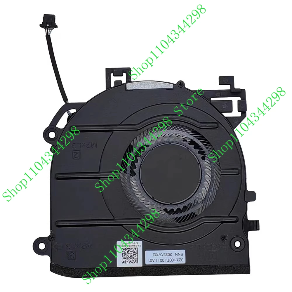 DELL Latitude 5340 2-in-1 i7-1365U 쿨러 09WH82 DC5V 4핀용 DB 새 노트북 CPU 냉각 팬