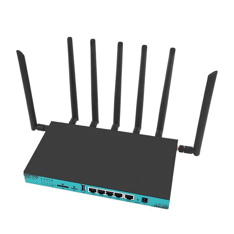 WG1608 Router Cat6 Openwrt Wireless Hotspot 4g 5g Modem Lte Unlock Sim Mobile 5G Router Cpe With Sim Card Slot