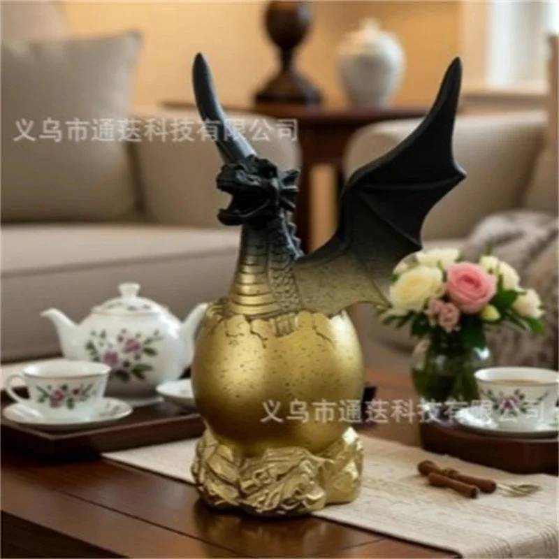 

Светодиодный ночник в виде птерозавра, прикроватная лампа из смолы, декор для стола, милый и необычный акцентный светильник для детей, подростков и взрослых, подарок на Хэллоуин и Рождество