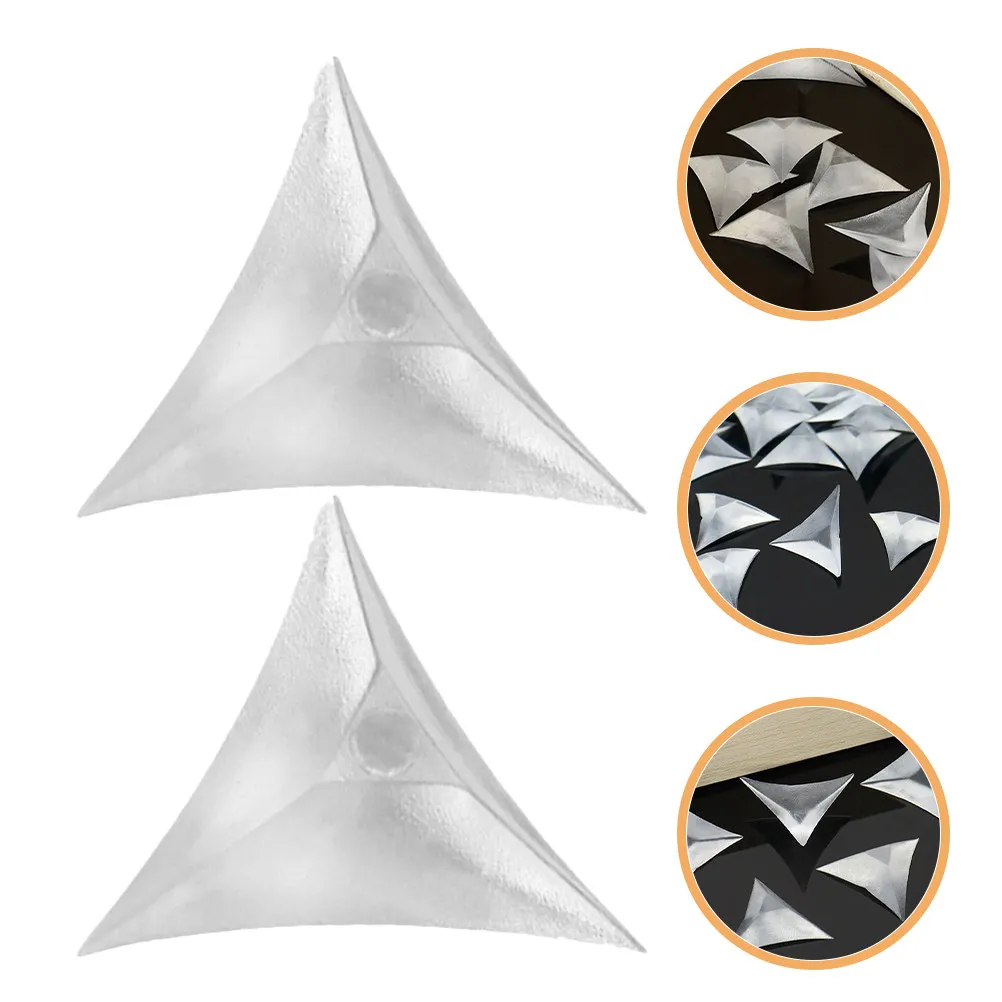 600Pcs Crystal Clear Triangle Corner Guards for Cabinet Drawers Wardrobe Dust Protection Elegant Home Furniture