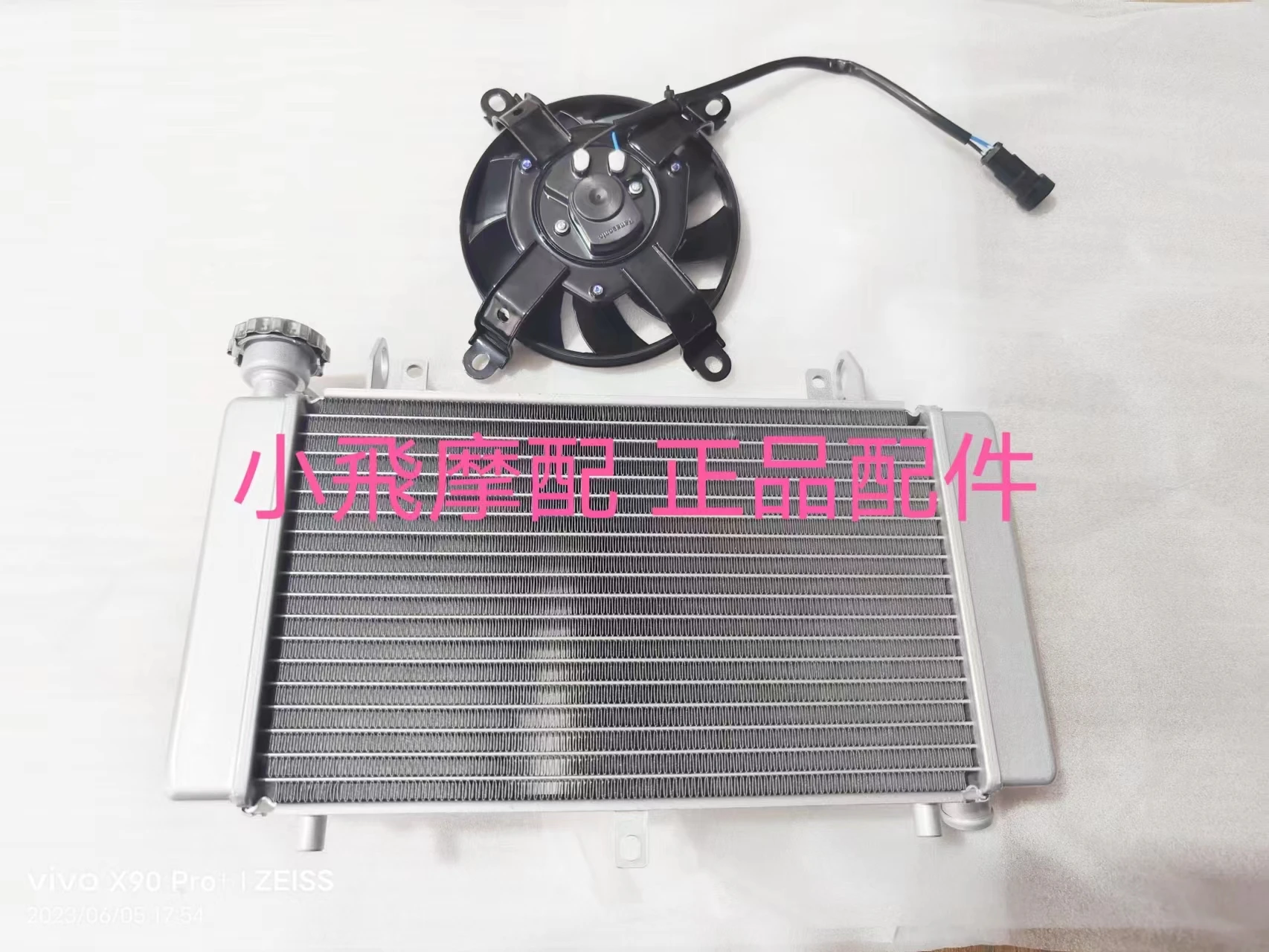 

QJMOTOR SRK 600 Motorcycle QJMOTOR SRK600 Accessories Water Tank Assembly Radiator Fan Heat Sink Radiator