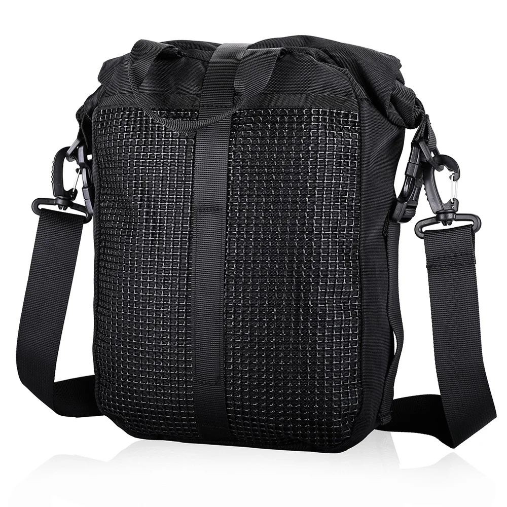 

Rhinowalk Motorcycle Travel Luggage 10L Weather Resistant Seat/Trunk/Rack Bag with Straps, Black