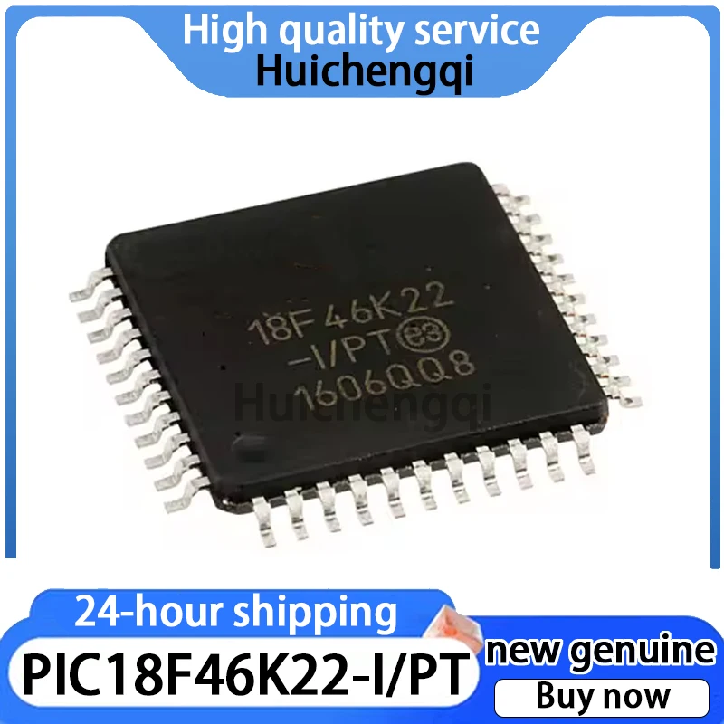 1PCS Original Genuine PIC18F46K22-I/PT TQFP-44 MCU Microcontroller Chip IC