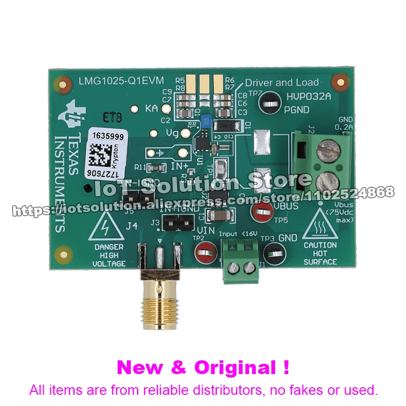 LMG1025-Q1EVM LMG1025-Q1 GaN low-side driver and GaN FET LiDAR evaluation module LMG1025 Q1EVM