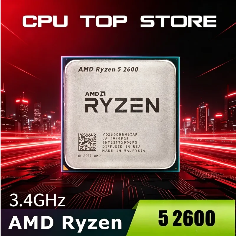 processeur-amd-ryzen-5-2600-debloque-d'origine-6c-12t-34-39ghz-carte-mere-am4-pour-le-jeu-la-creation-le-bureau-et-le-multitache