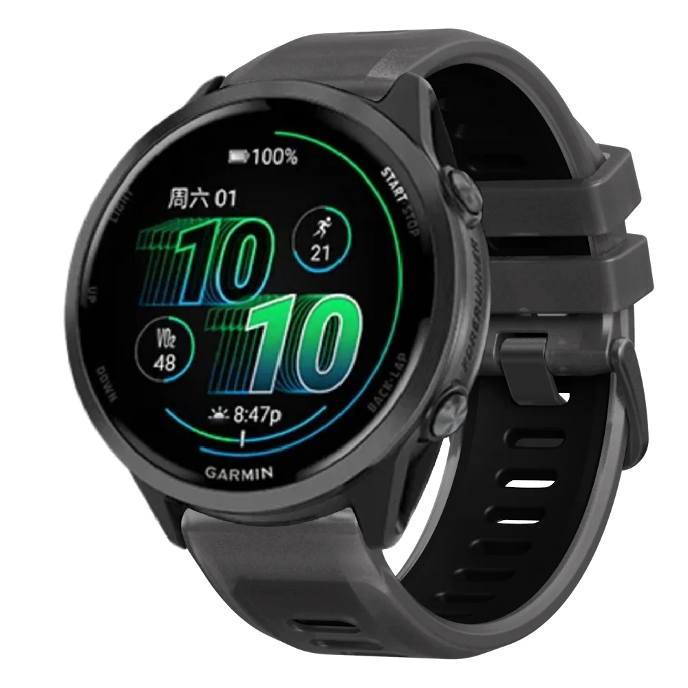 Силиконовый ремешок для часов  – обзор и цена Silicone Watch Band 22Mm