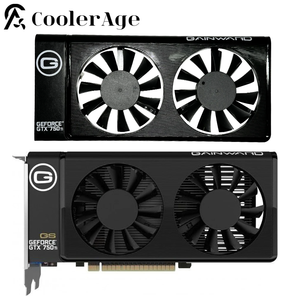 F​or Gainward GeForce GTX 750 Ti Video Card Fan with Shell 75MM GA82S2M Original GTX750Ti Graphics Card Cooling Fan