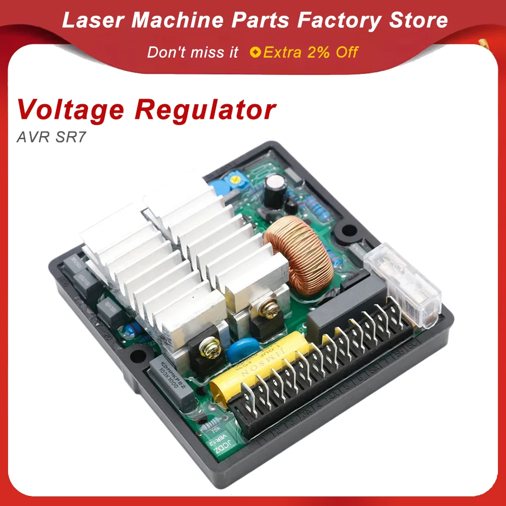 3 Phase AVR SR7-2 Automatic Voltage Regulator 200KW for Diesel Generator
