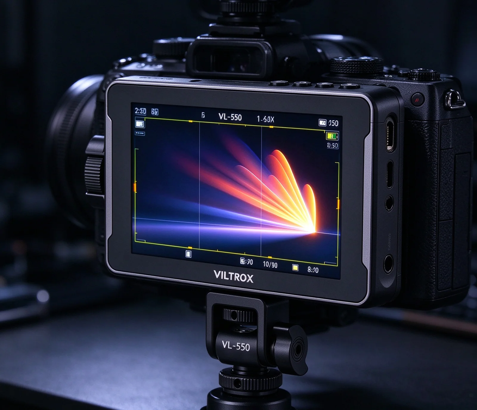 VILTROX DC-550 Pro II 5,5" Tragbarer Feldmonitor 1920×1080 4K HDMI Touchscreen-Videomonitor mit 3D LUT für Kamera-Videografie – Detail 3