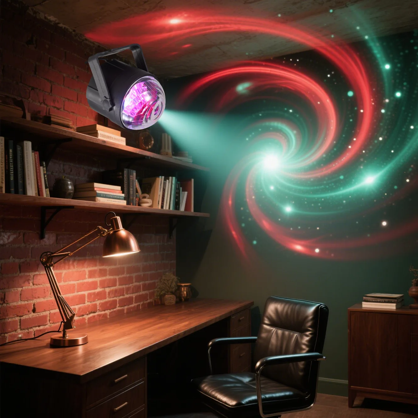 7-режимный светодиодный ночник с дистанционным управлением RGB, звездное небо, USB-разъем, цветной стробоскоп, вращающаяся атмосферная лампа, лампа для шоу в баре на день рождения