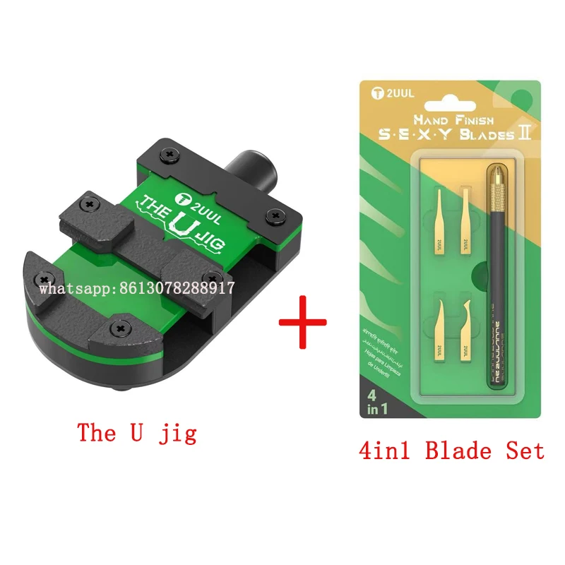 2UUL BH14 THE U JIG U-Shaped Clamp For Phones PCB Motherboard NAND CPU Cleaning Clamp Tools Set