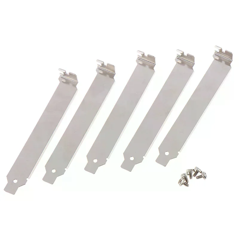 5pcs Pci Slot Cover Bracket for Pci Expansion Dust Filter Blanking Plate High Quality Durable
