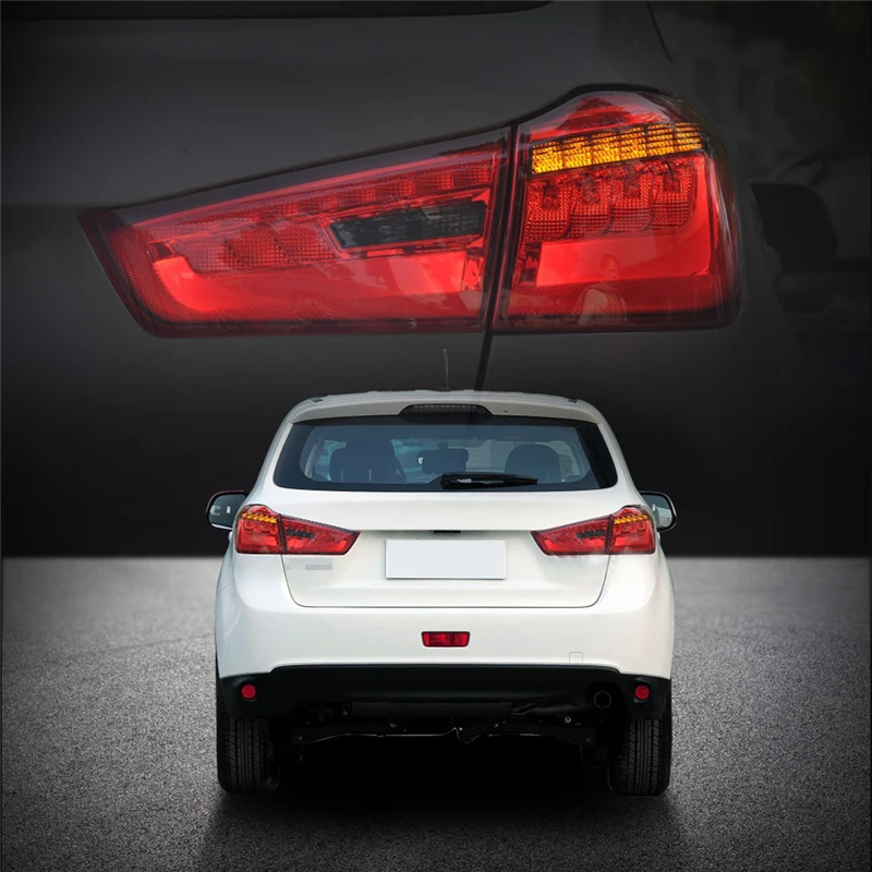 

Pair Of Car Tail Light Assembly For ASX Lancer Sports 10-15 LED Brake Signal light Tuning Parts Car Rear Lamp System