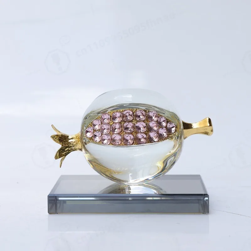 New Chinese Crystal Pomegranate Ornament Wedding Housewarming Gift
