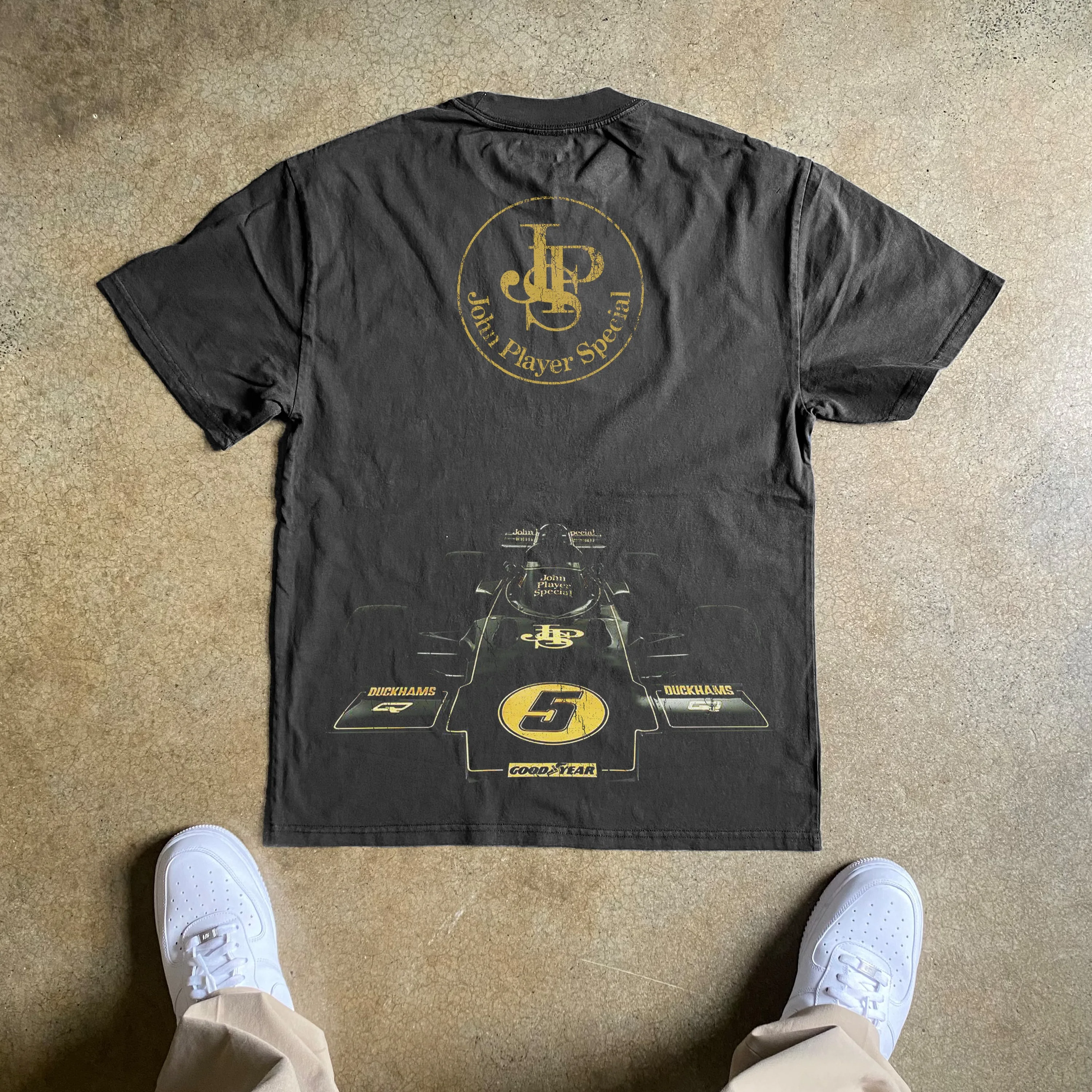 Vintage Lotus JPS Racing John Player Special Graphic T-Shirt Cotton Men Women Streetwear Tee