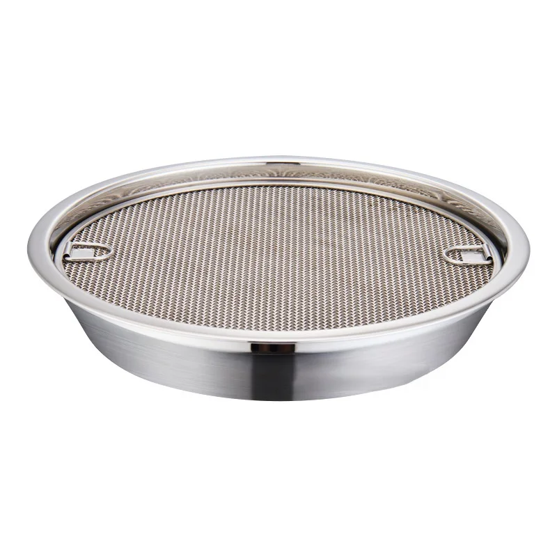 26.2*4.7CM Stainless Steel Tray For Draining Oil After Frying Grill Pan Roasting Tray Household Kitchen Barbecue Easy To Clean