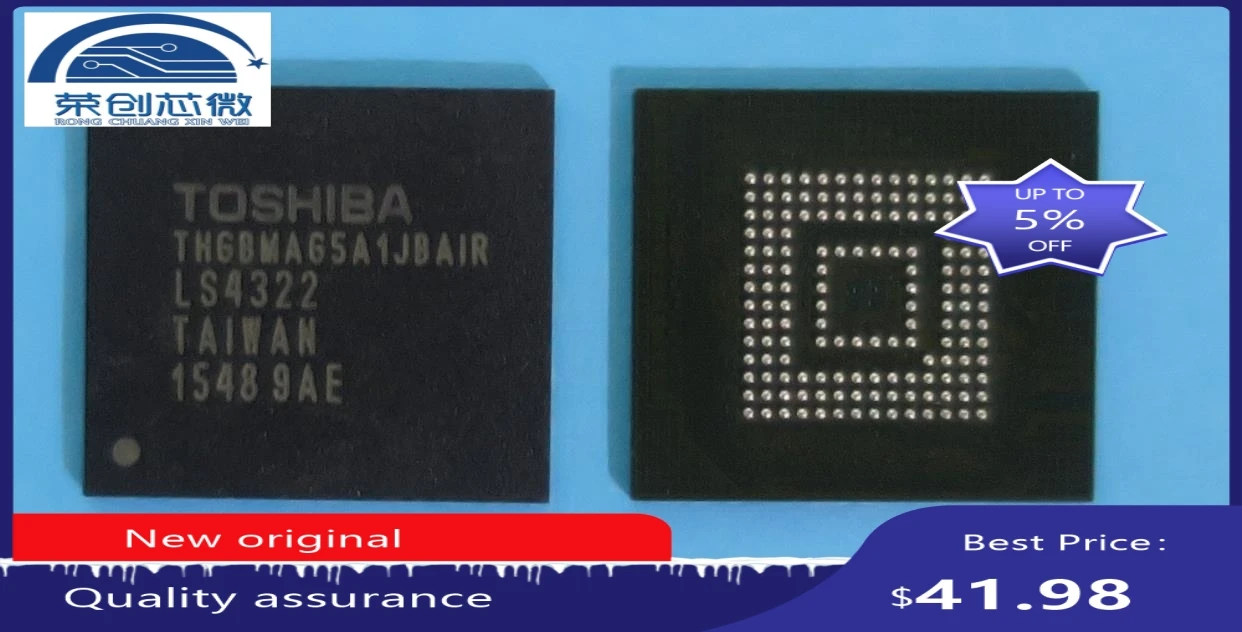    100% new original    THGBMAG5A1JBAIR  BGA  4G  Memory chip   THGBMAG5A1JBA1R